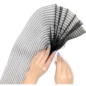 Pliszírozott lószőr szalag 10 cm széles